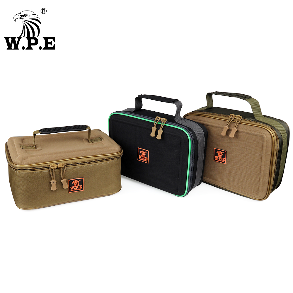 Fish Finder Case - W.P.E 1 個釣りバッグ多目的釣りアクセサリーバッグ 600D オックスフォード布多機能低音鯉ルアーフィーダー釣りバッグ