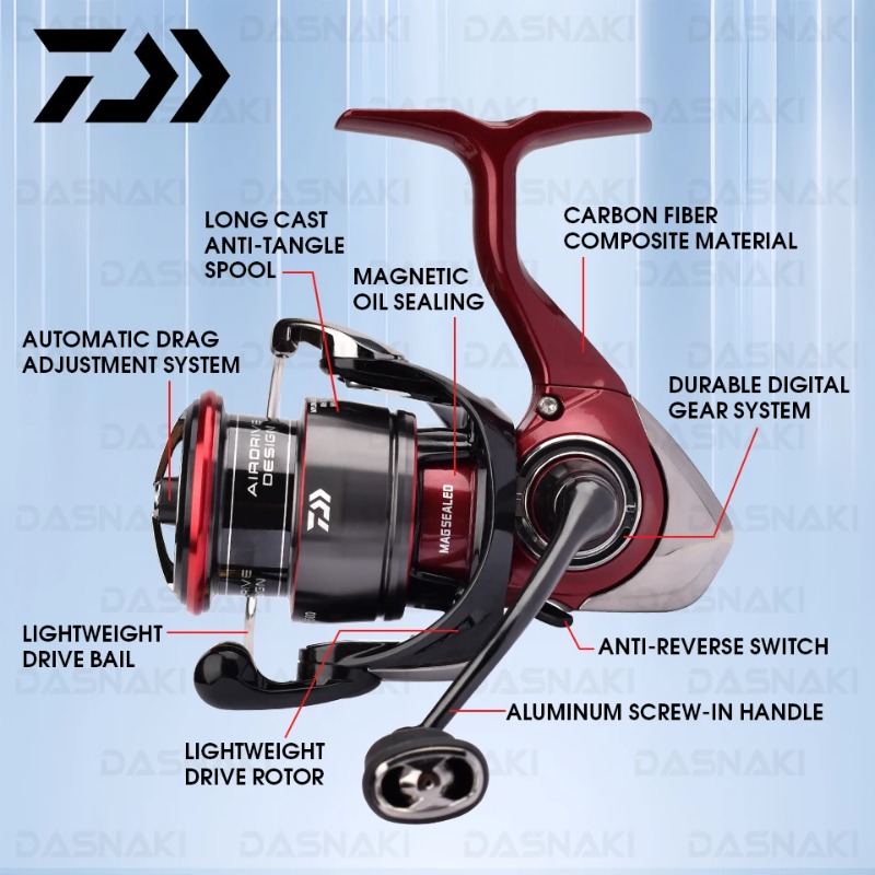 オリジナルダイワ釣り用スピニングリール CS LT 1000 - Daiwa Reel Fuego のレビューと価格