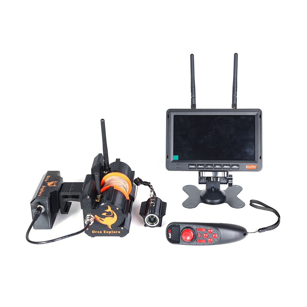 新型7インチスクリーン水中カメラ付きベイトボートカメラセット - Underwater Camera のレビューと価格