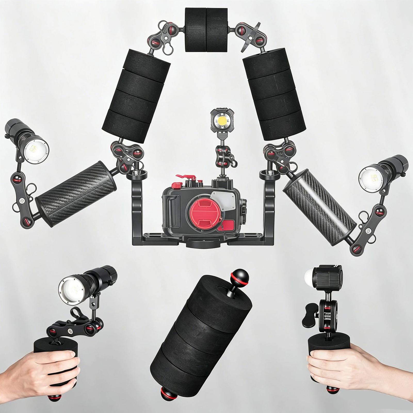 4個入り カメラ用浮力キット。軽量で水中で使用できるカメラ用 - Underwater Camera のレビューと価格