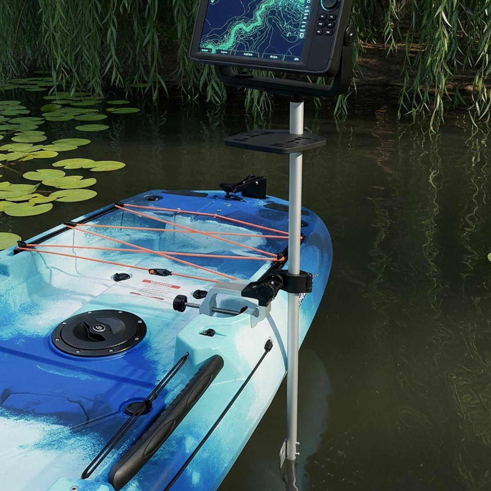 耐久性に優れた魚群探知機マウント。軽量アルミニウム合金製で、 - Fish Finder Mount のレビューと価格