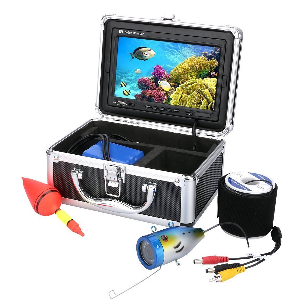 7インチLCD水中釣りカメラシステム30Mケーブルビデオカメ - Underwater Camera のレビューと価格